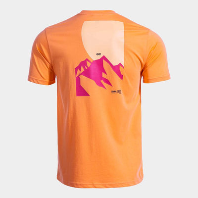 Camiseta manga corta hombre Chamaleon naranja