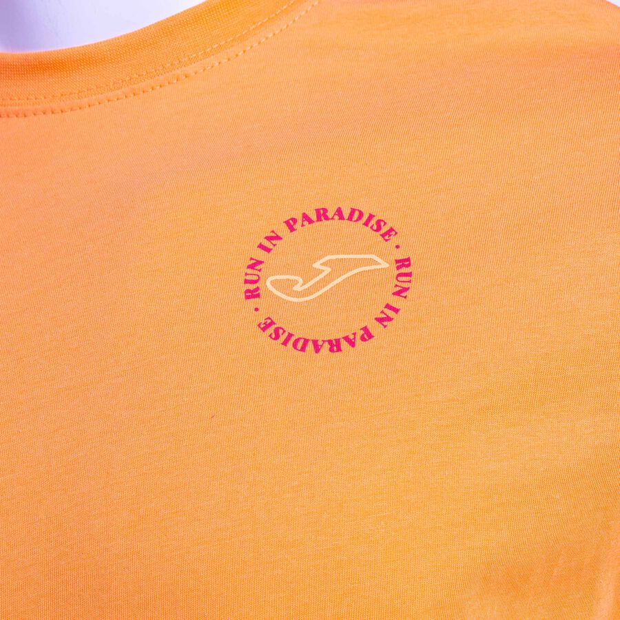 Camiseta manga corta hombre Chamaleon naranja