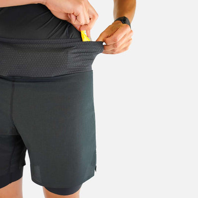 R-LIGHT 2en1 CON CINTURON INTEGRADO Pantalones cortos de trail para hombre