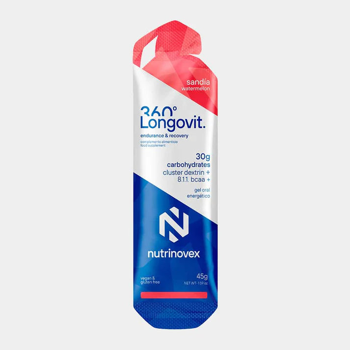 NUTRINOVEX Longovit 360 Gel · 30/50g CHO Sandia