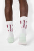 NNORMAL Race Sock White/Green